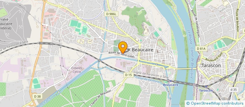 localisation de l'entreprise MONSIEUR ZAKARIA EL FARNANI  BEAUCAIRE