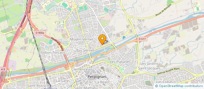 localisation de l'entreprise MONSIEUR ZAKARIA EL KHAIN  PERPIGNAN