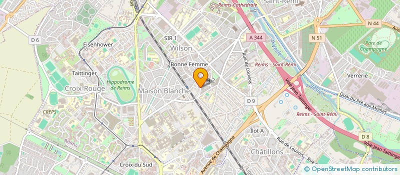 localisation de l'entreprise MONSIEUR ZAKARIA EL MAATTAL  REIMS