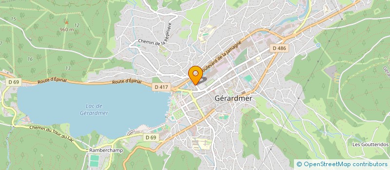 localisation de l'entreprise MONSIEUR ZAKARIA EL MANITI  GERARDMER