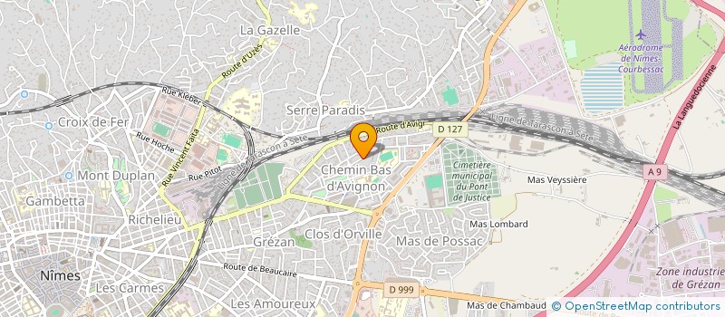 localisation de l'entreprise MONSIEUR ZAKARIA ELBOUYAHYAOUI  NIMES