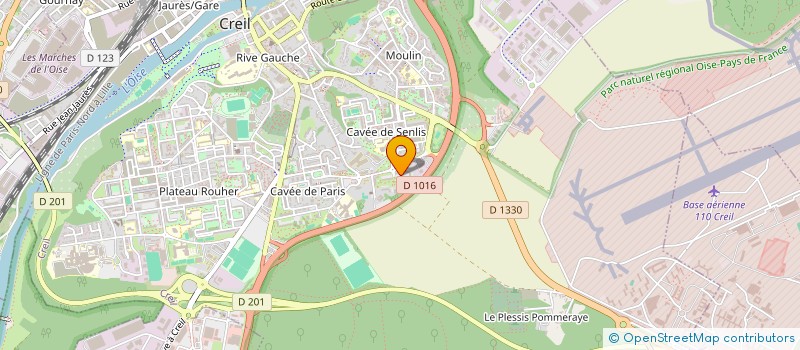 localisation de l'entreprise MONSIEUR ZAKARIA ETTOUIR  CREIL