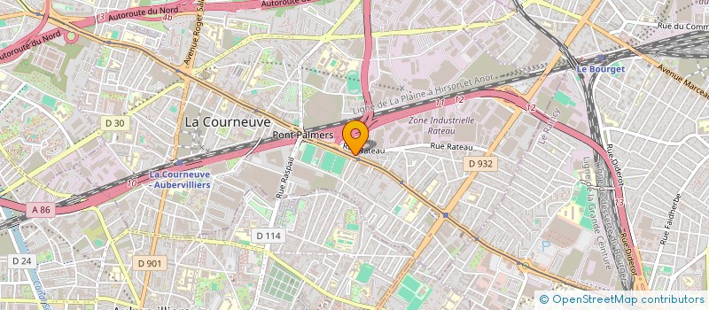 localisation de l'entreprise MONSIEUR ZAKARIA FANDOU à LA COURNEUVE