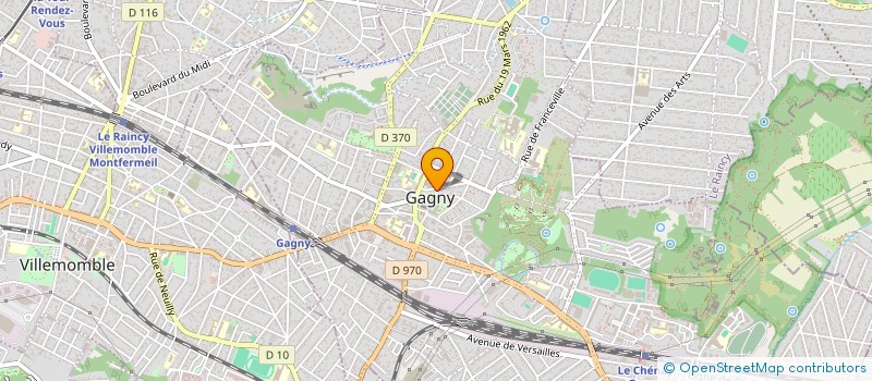 localisation de l'entreprise MONSIEUR ZAKARIA FANNY à GAGNY