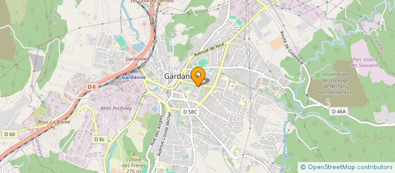 localisation de l'entreprise MONSIEUR ZAKARIA FATIH  GARDANNE