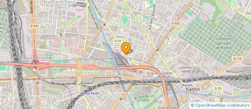 localisation de l'entreprise MONSIEUR ZAKARIA GOURIRRAN  AUBERVILLIERS