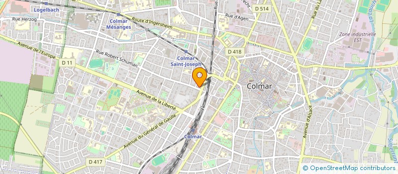 localisation de l'entreprise MONSIEUR ZAKARIA GUENDOUZE  COLMAR