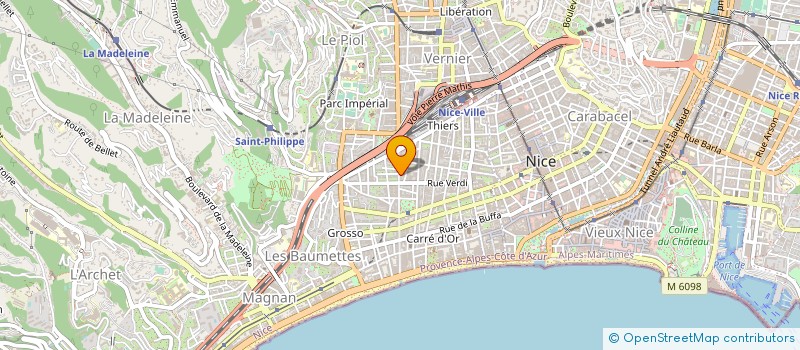 localisation de l'entreprise MONSIEUR ZAKARIA GUIRGUIS à NICE