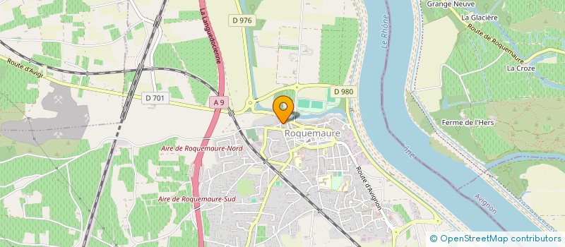 localisation de l'entreprise MONSIEUR ZAKARIA HADDAD  ROQUEMAURE