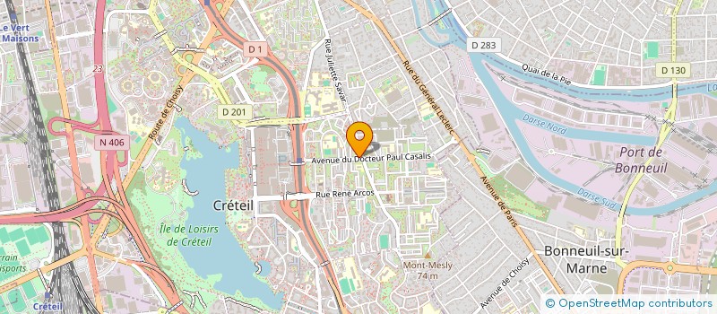 localisation de l'entreprise MONSIEUR ZAKARIA HAMANE  CRETEIL