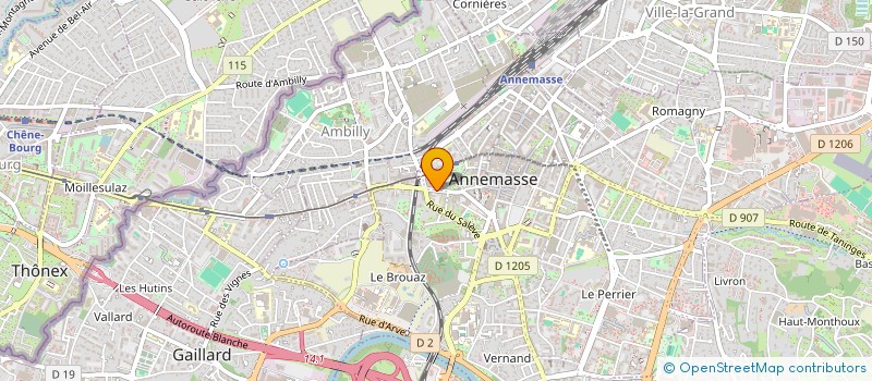 localisation de l'entreprise MONSIEUR ZAKARIA HAMANI  ANNEMASSE