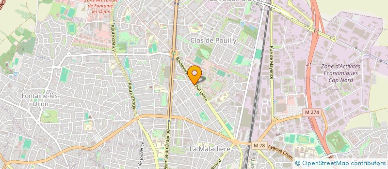localisation de l'entreprise MONSIEUR ZAKARIA HAMDOUD à DIJON