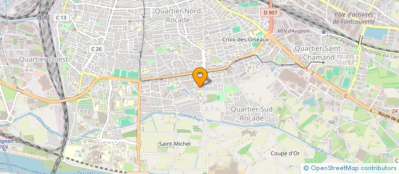 localisation de l'entreprise MONSIEUR ZAKARIA HAMMOUCH  AVIGNON