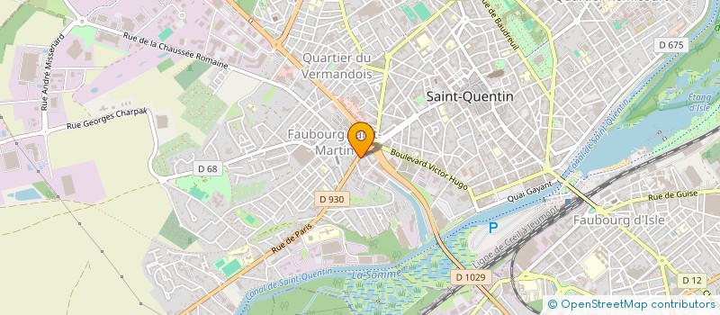 localisation de l'entreprise MONSIEUR ZAKARIA HAMOUD à SAINT-QUENTIN