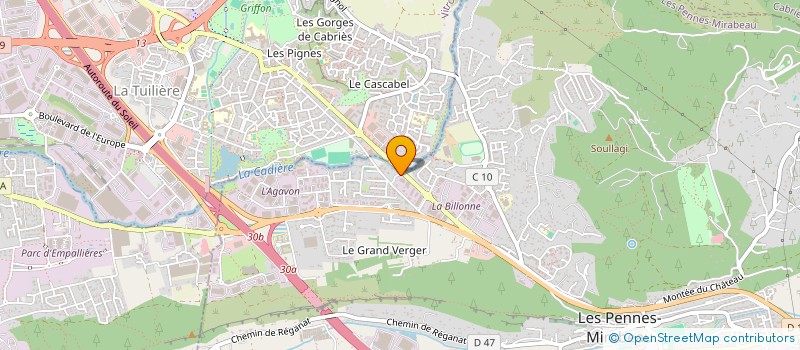 localisation de l'entreprise MONSIEUR ZAKARIA HAROUN à LES PENNES-MIRABEAU
