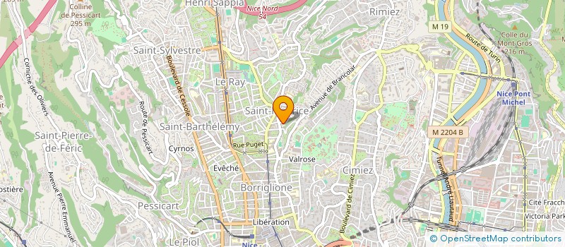 localisation de l'entreprise MONSIEUR ZAKARIA HASSAN  NICE