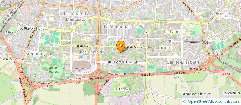 localisation de l'entreprise MONSIEUR ZAKARIA IKEN  RENNES