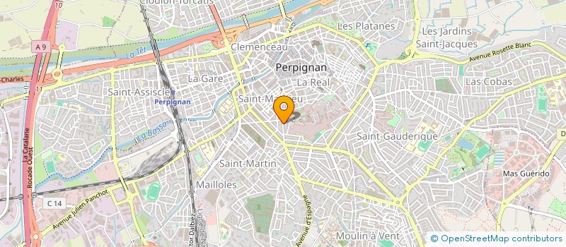 localisation de l'entreprise MONSIEUR ZAKARIA IKENE  PERPIGNAN