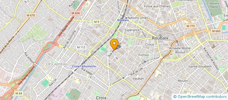 localisation de l'entreprise MONSIEUR ZAKARIA IMAJNI  ROUBAIX