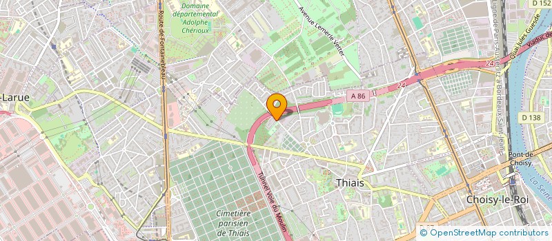 localisation de l'entreprise MONSIEUR ZAKARIA JAMII  THIAIS