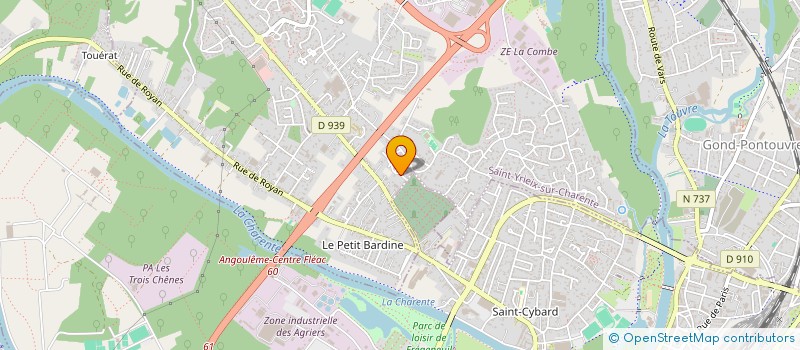 localisation de l'entreprise MONSIEUR ZAKARIA JELASSI  SAINT-YRIEIX-SUR-CHARENTE