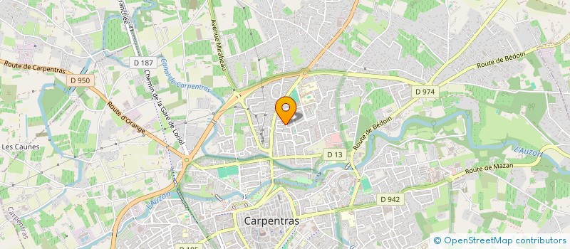 localisation de l'entreprise MONSIEUR ZAKARIA KAABOUNI  CARPENTRAS