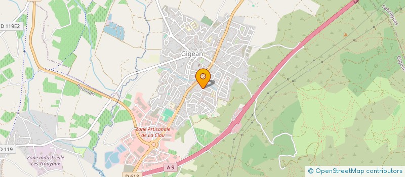 localisation de l'entreprise MONSIEUR ZAKARIA KAMOUCH  GIGEAN