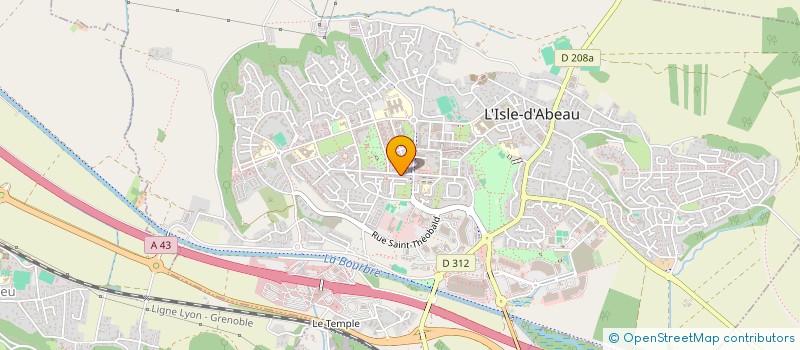 localisation de l'entreprise MONSIEUR ZAKARIA KHAMMOUSSE  L'ISLE-D'ABEAU