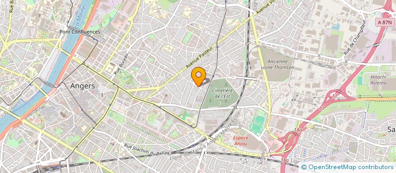 localisation de l'entreprise MONSIEUR ZAKARIA KOUTAIR à ANGERS