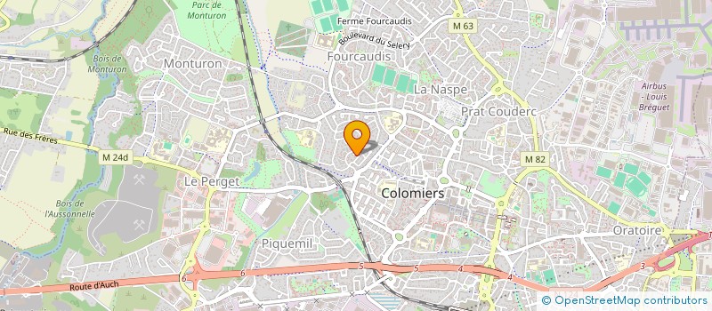 localisation de l'entreprise MONSIEUR ZAKARIA LAANAIT à COLOMIERS