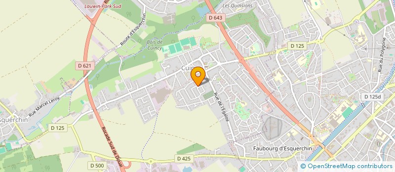 localisation de l'entreprise MONSIEUR ZAKARIA LAARAJ  CUINCY