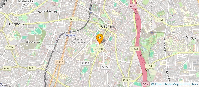localisation de l'entreprise MONSIEUR ZAKARIA LAFREIKH à CACHAN