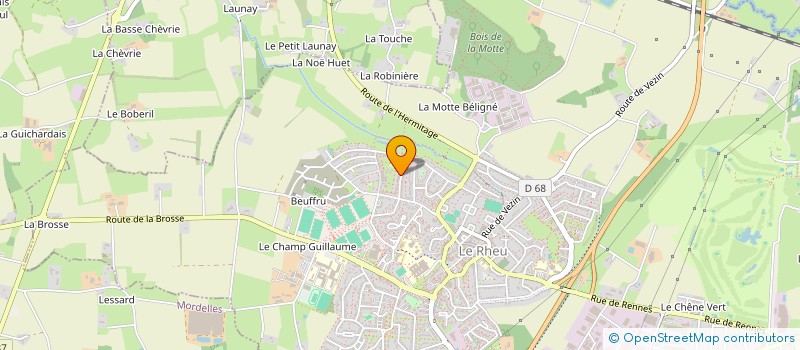 localisation de l'entreprise MONSIEUR ZAKARIA LAHROURI  LE RHEU