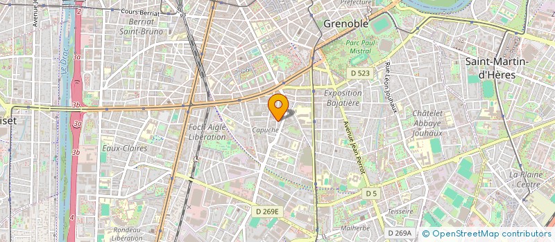 localisation de l'entreprise MONSIEUR ZAKARIA MADDAHI  GRENOBLE