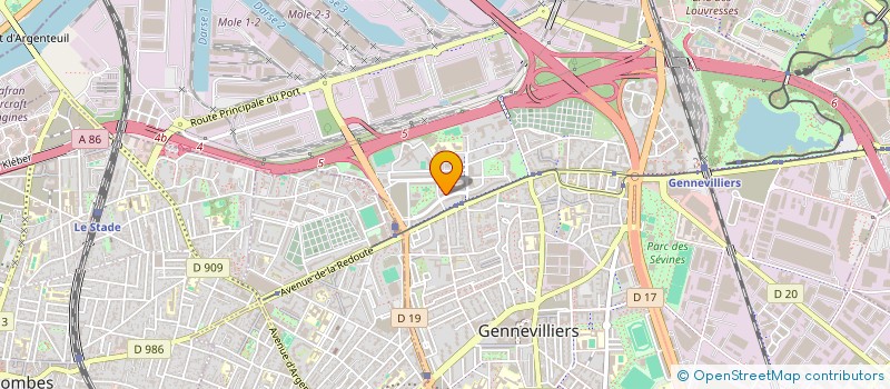 localisation de l'entreprise MONSIEUR ZAKARIA MAHER  GENNEVILLIERS