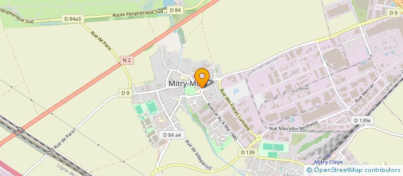 localisation de l'entreprise MONSIEUR ZAKARIA MATRANE  MITRY-MORY