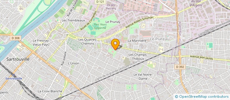 localisation de l'entreprise MONSIEUR ZAKARIA MENGOUCHI  SARTROUVILLE