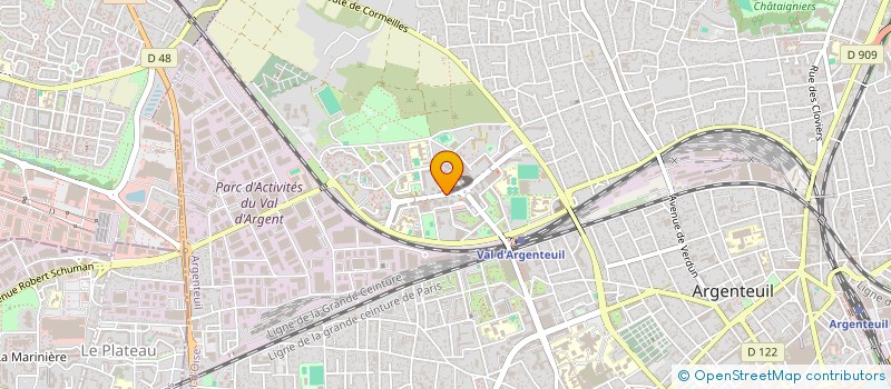 localisation de l'entreprise MONSIEUR ZAKARIA MERZOUGUI  ARGENTEUIL