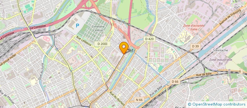 localisation de l'entreprise MONSIEUR ZAKARIA MKADMI  MULHOUSE