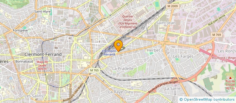 localisation de l'entreprise MONSIEUR ZAKARIA MOHSNI à CLERMONT-FERRAND