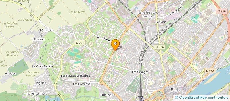 localisation de l'entreprise MONSIEUR ZAKARIA MOUJRI  BLOIS