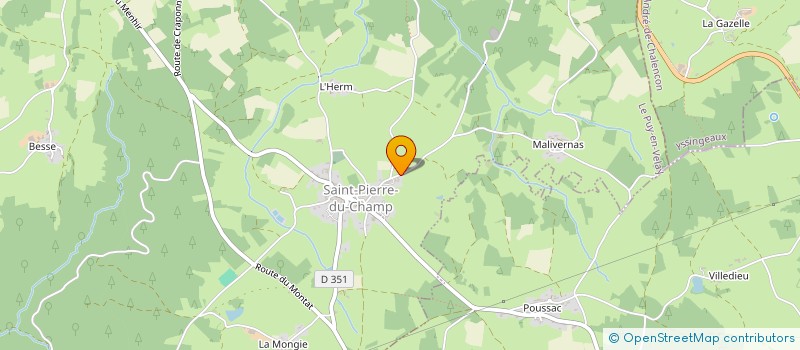 localisation de l'entreprise MONSIEUR ZAKARIA MOUKORO  ROCHE-EN-REGNIER