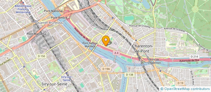 localisation de l'entreprise MONSIEUR ZAKARIA MOURAGUE  CHARENTON-LE-PONT