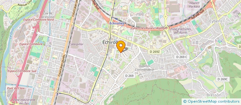 localisation de l'entreprise MONSIEUR ZAKARIA NACEF à ECHIROLLES