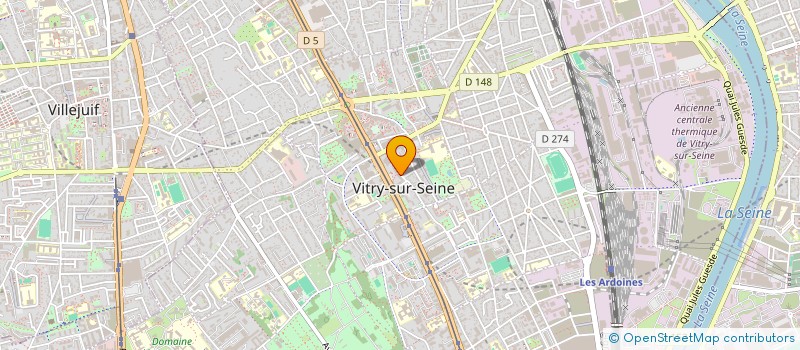 localisation de l'entreprise MONSIEUR ZAKARIA NADOUR  VITRY-SUR-SEINE