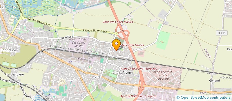 localisation de l'entreprise MONSIEUR ZAKARIA NEDJARI  AYTRE