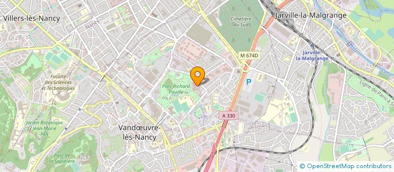 localisation de l'entreprise MONSIEUR ZAKARIA NOUIAME  VANDUVRE-LES-NANCY