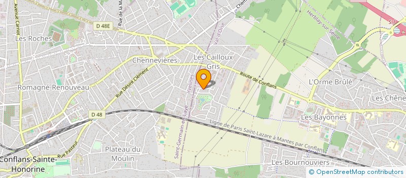 localisation de l'entreprise MONSIEUR ZAKARIA NSANGOU  HERBLAY-SUR-SEINE