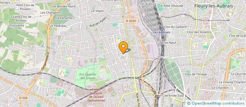 localisation de l'entreprise MONSIEUR ZAKARIA OSMAN à ORLEANS