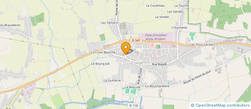 localisation de l'entreprise MONSIEUR ZAKARIA OUAKHACH  LOIRE-AUTHION